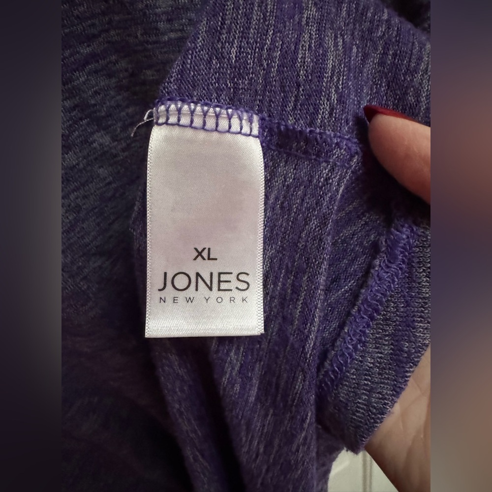 Jones New York Purple Women’s Knit Top - Picture 4 of 4